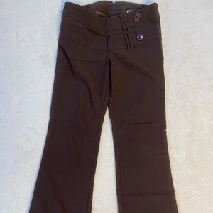 Brown bell bottom pants
